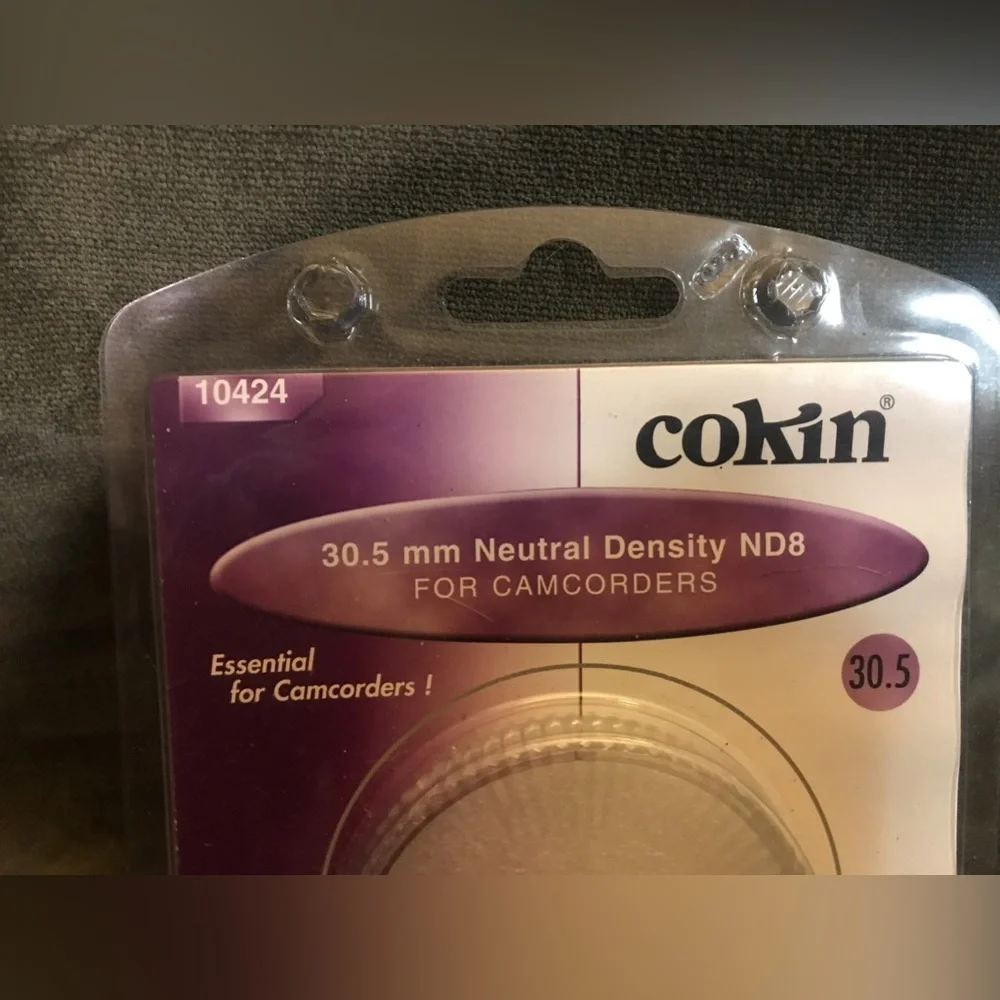 Cokin ND8 Camcorder Filter 4 Sizes (25,30,30.5 or 37mm)